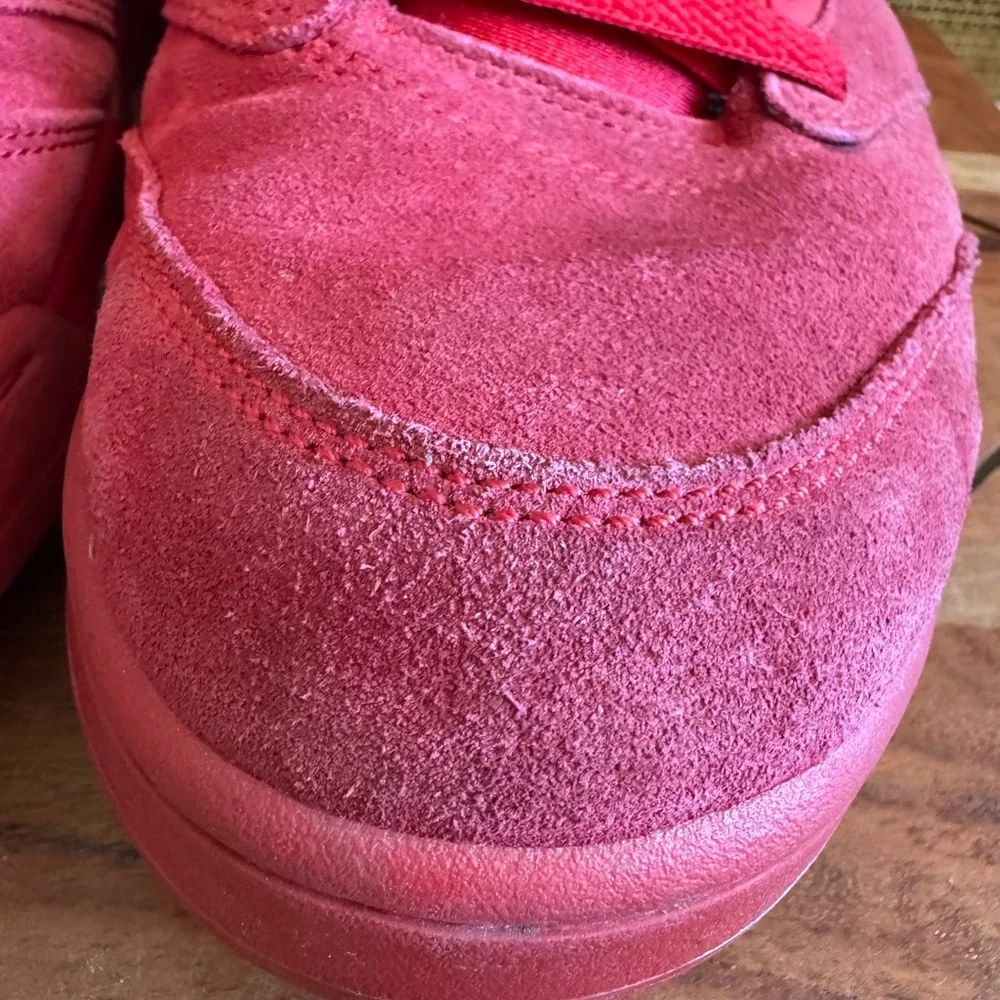 5’s Jordan Red Suede Men’s 13 - Picture 4 of 15